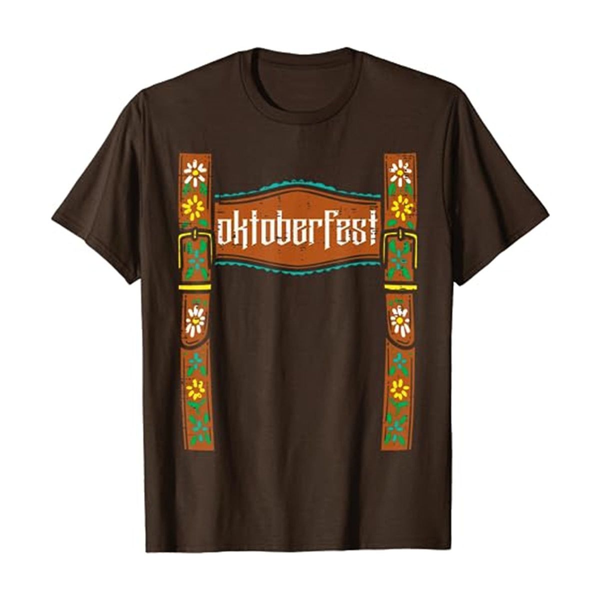 Men's Oktoberfest Lederhosen Graphic T-shirt