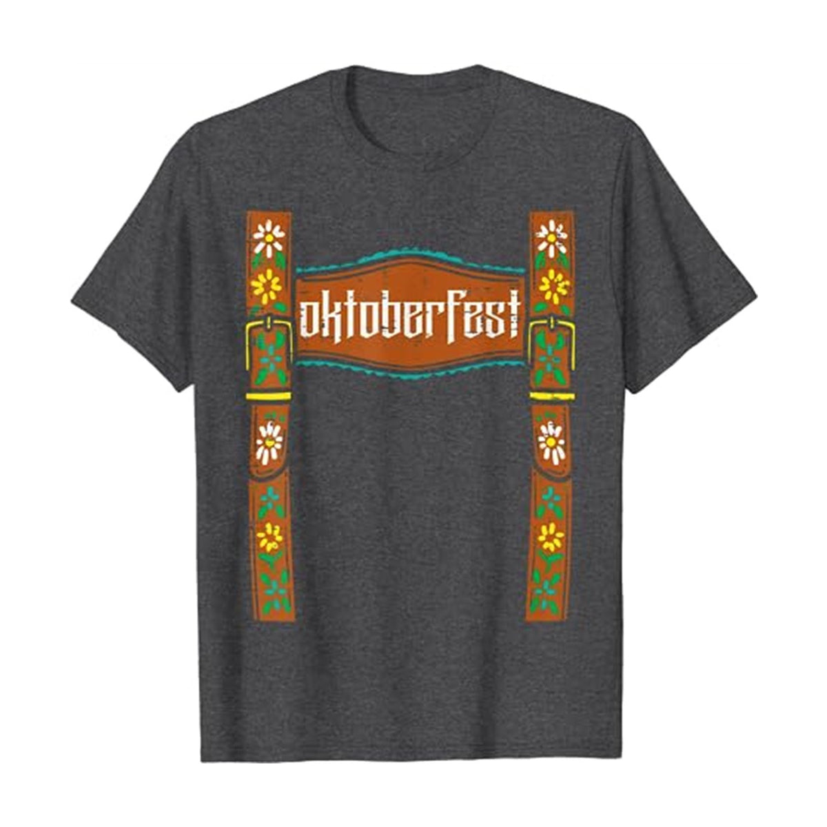 Men's Oktoberfest Lederhosen Graphic T-shirt
