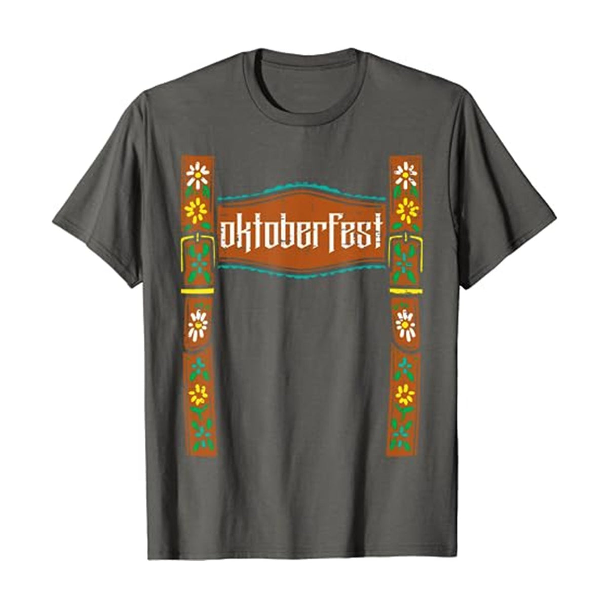 Men's Oktoberfest Lederhosen Graphic T-shirt