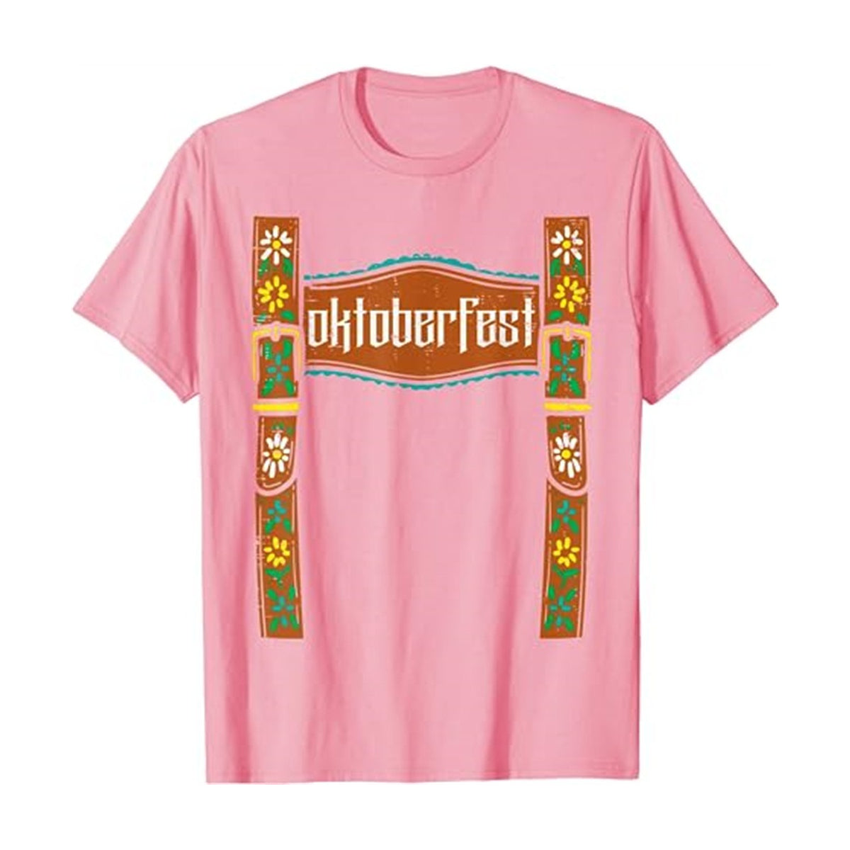 Men's Oktoberfest Lederhosen Graphic T-shirt