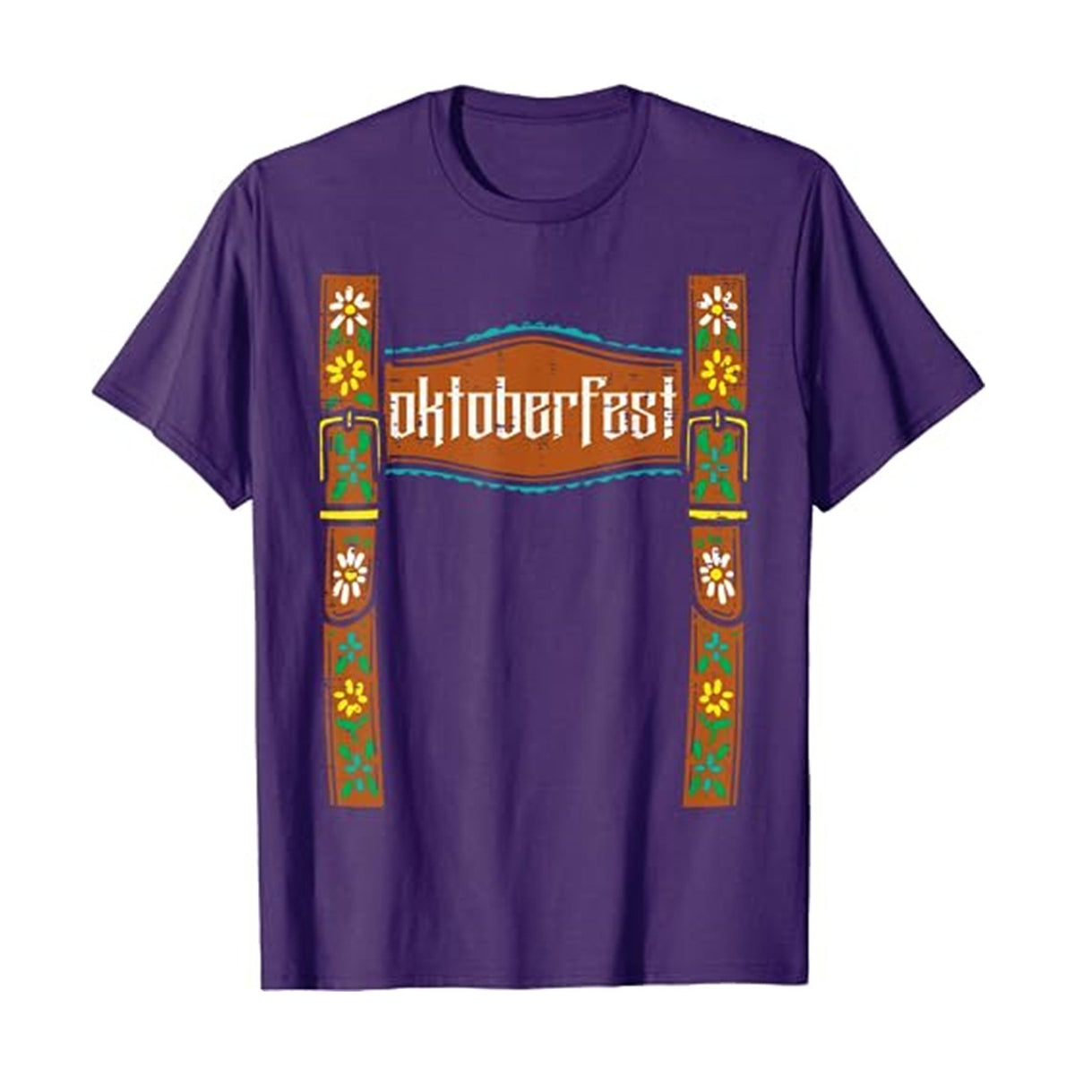 Men's Oktoberfest Lederhosen Graphic T-shirt