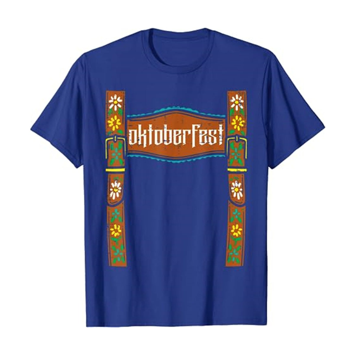 Men's Oktoberfest Lederhosen Graphic T-shirt