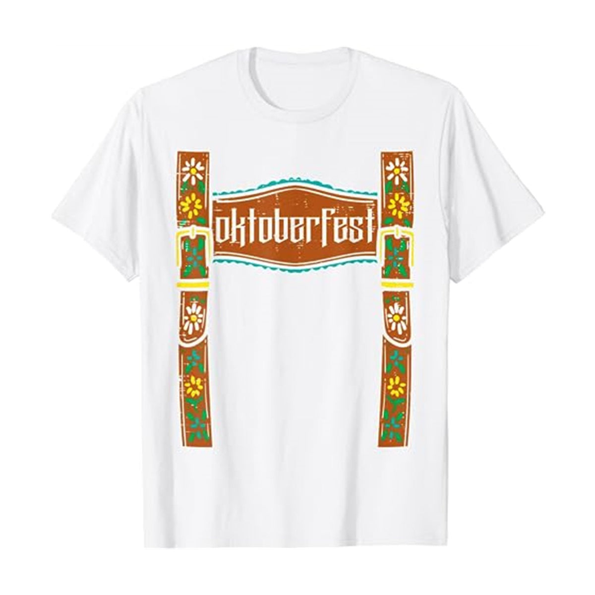 Men's Oktoberfest Lederhosen Graphic T-shirt