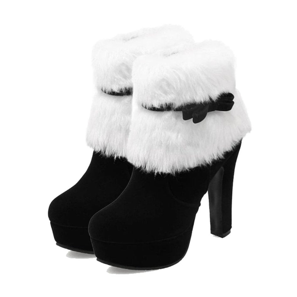 Retro Christmas High Heel Boots 12CM