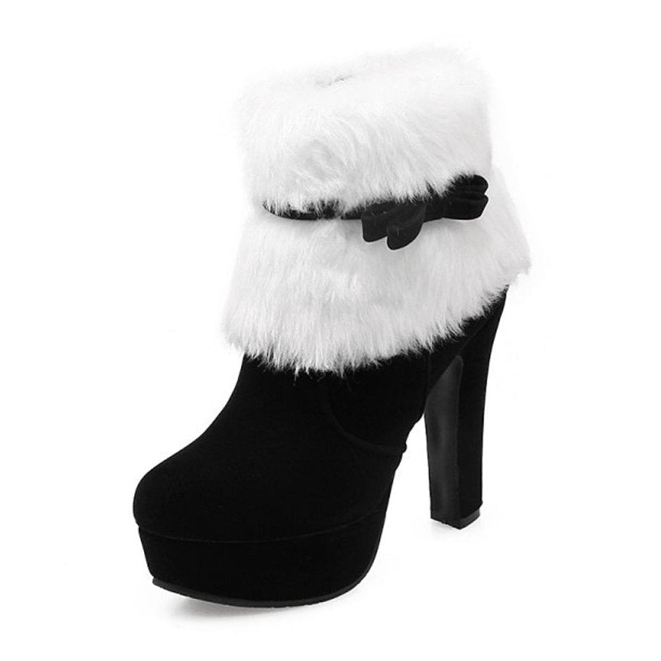 Retro Christmas High Heel Boots 12CM