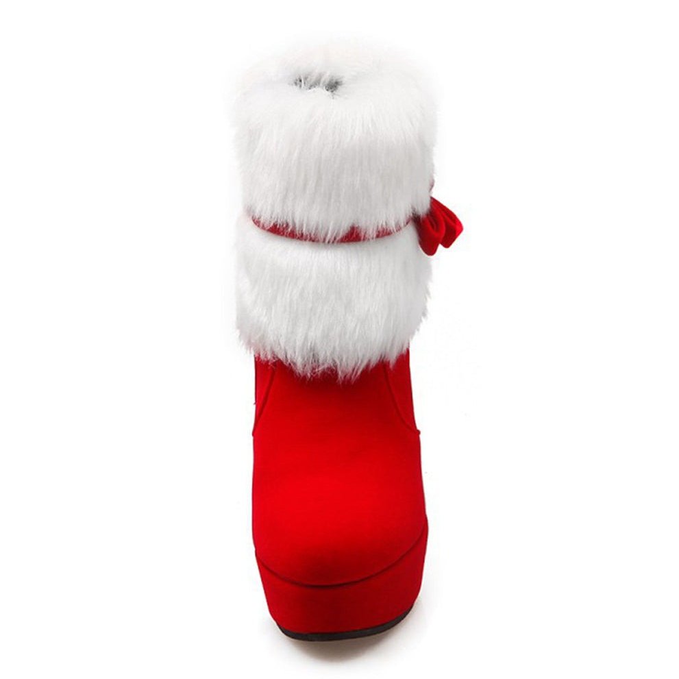 Retro Christmas High Heel Boots 12CM