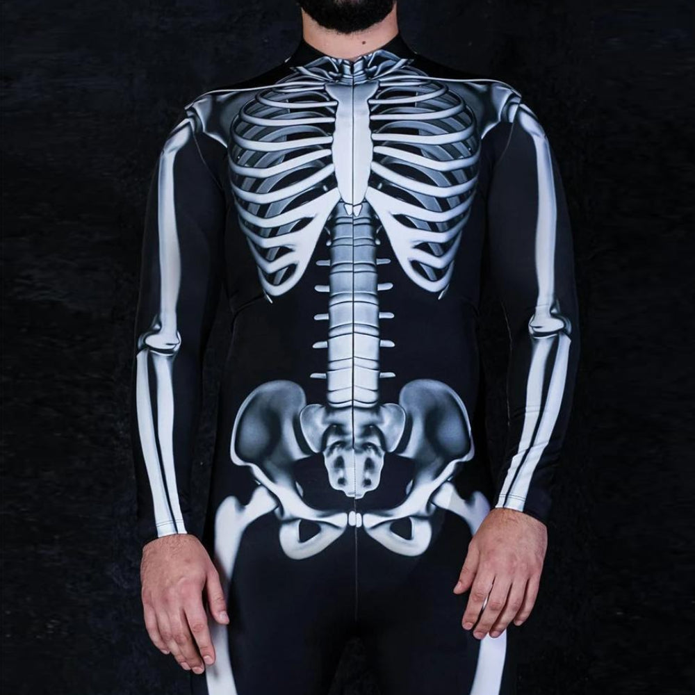 Skull Skeleton Full Body Catsuit for Men