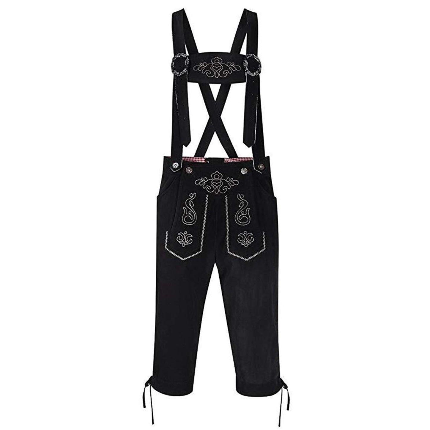 Men's Oktoberfest Embroidered Lederhosen Shorts