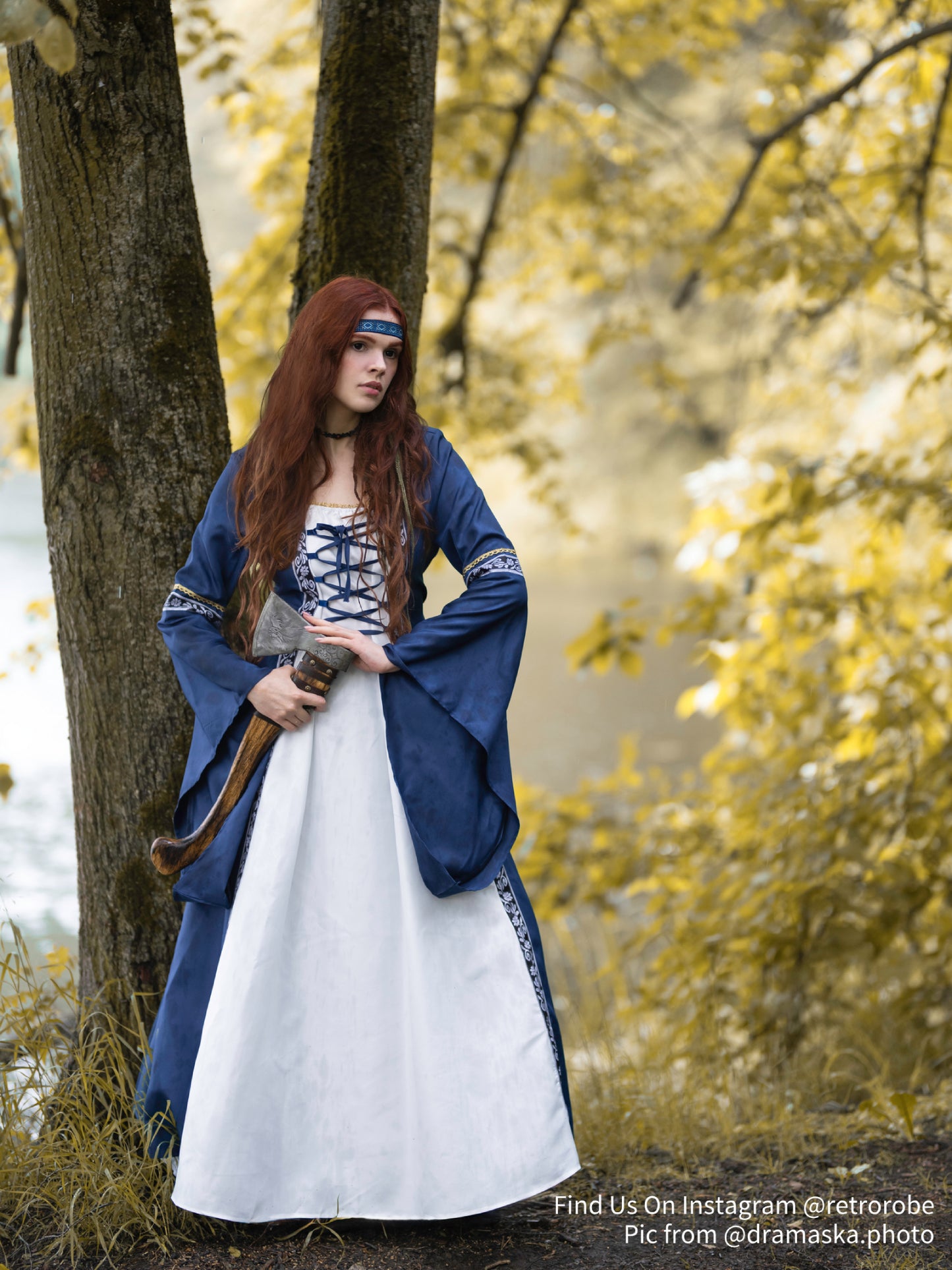 Irish Medieval Renaissance Dress Plus Size Design - Retrorobe