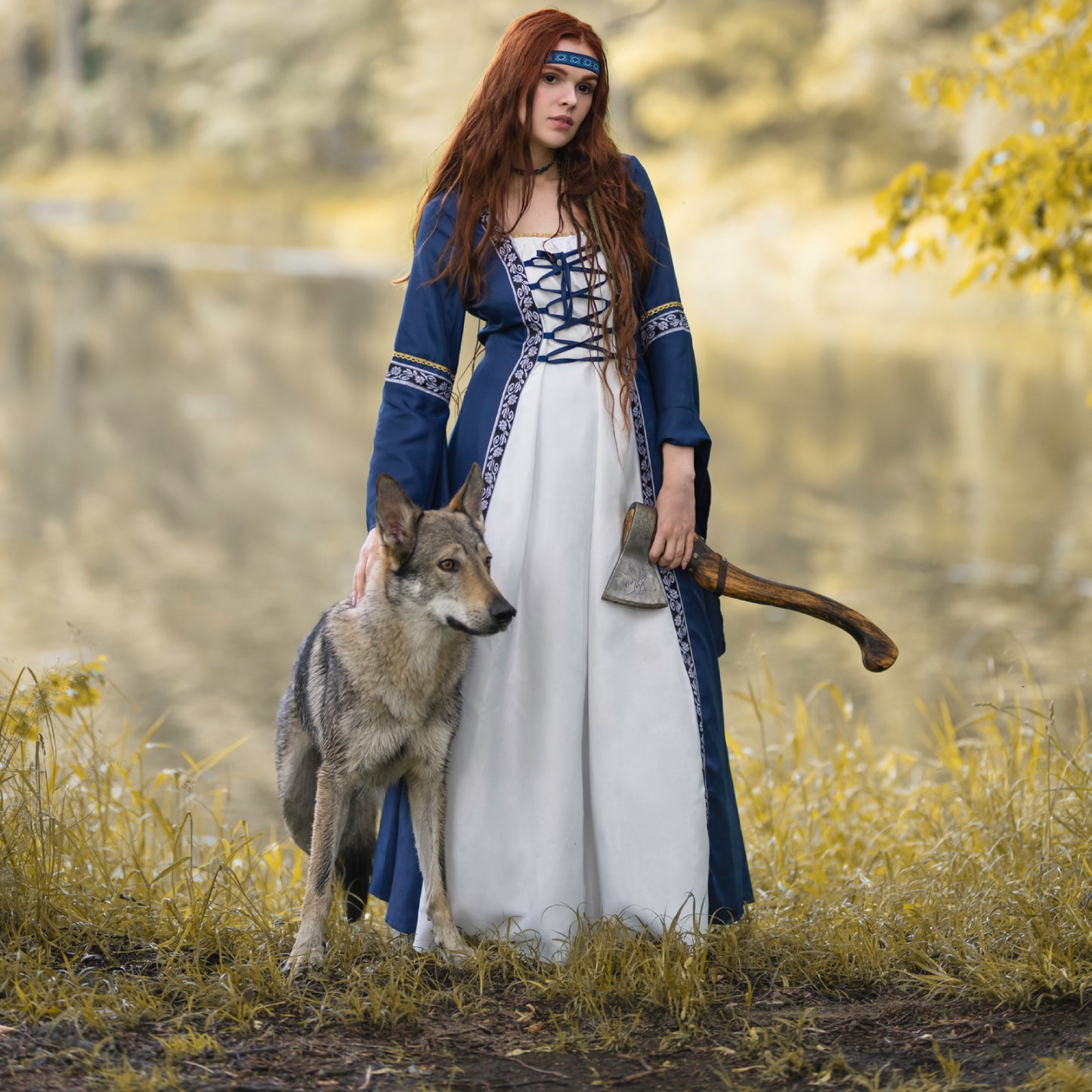 Irish Medieval Renaissance Dress Plus Size Design - Retrorobe
