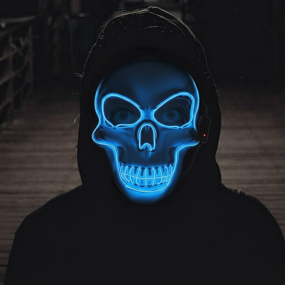 Skull Skeleton LED Mask