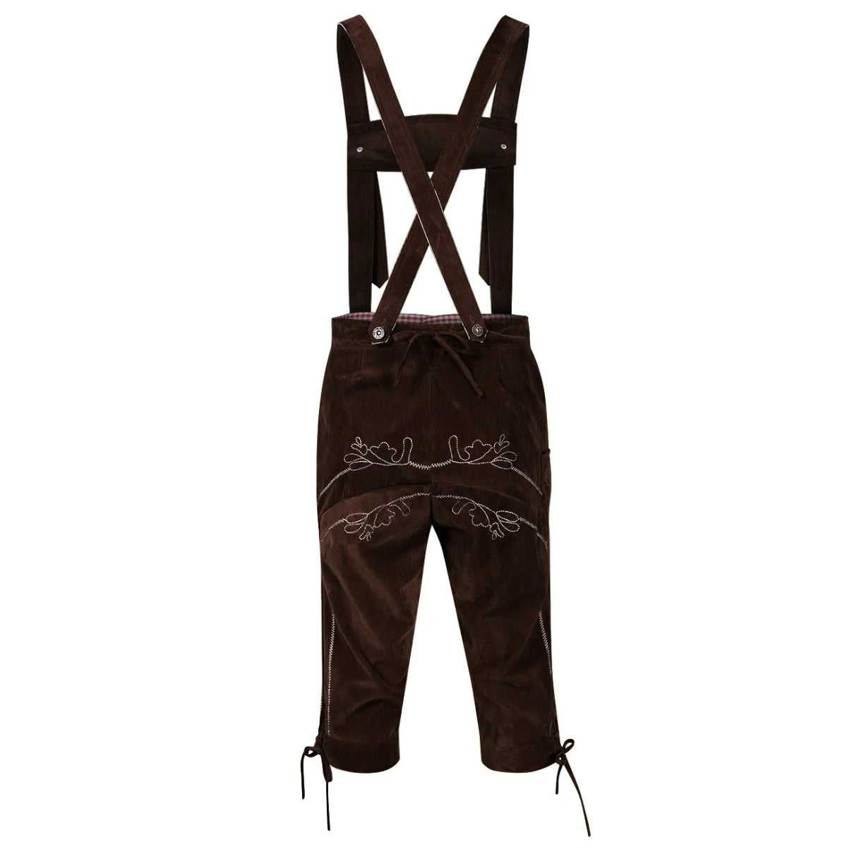 Men's Oktoberfest Embroidered Lederhosen Shorts