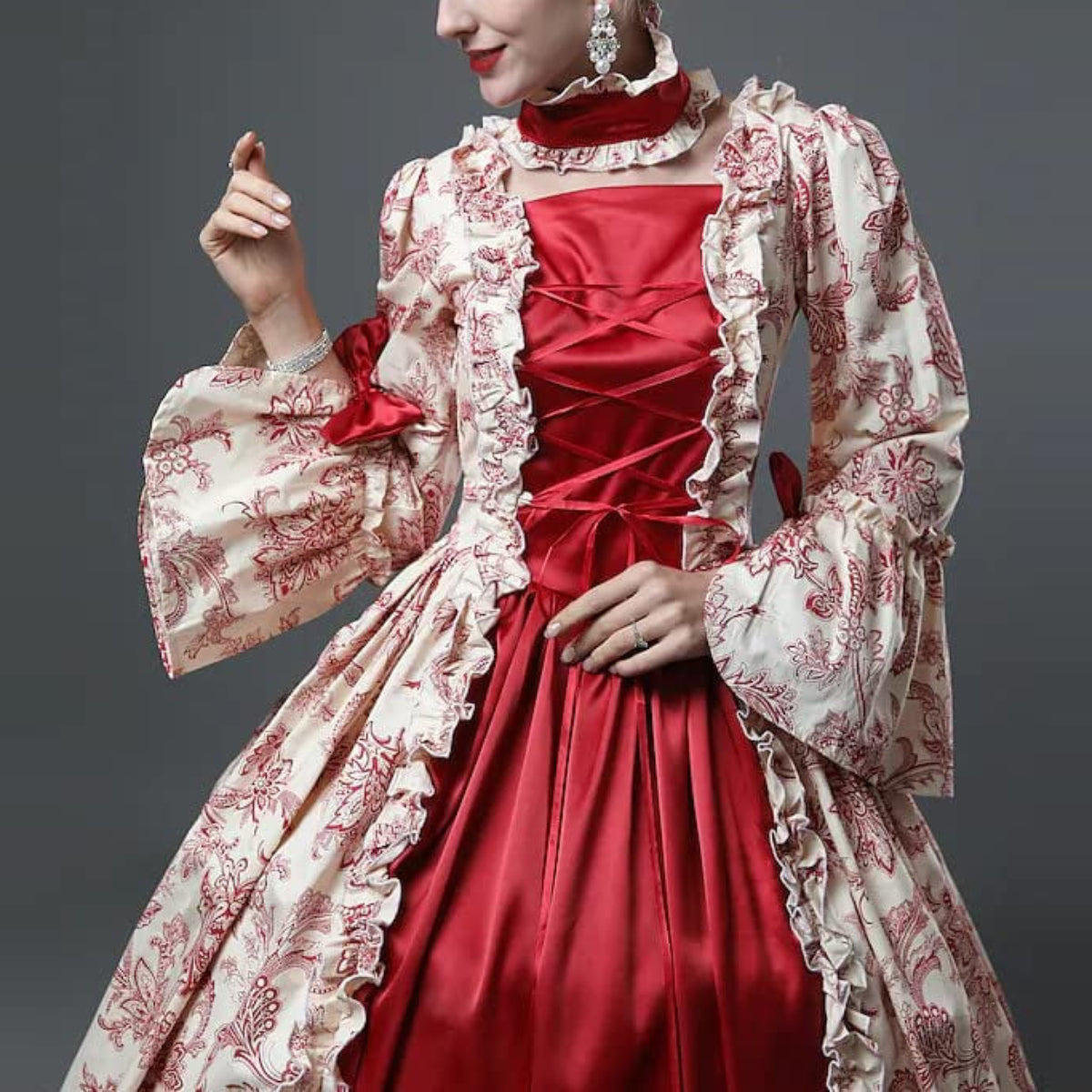 Rococo Marie Antoinette Style Gown