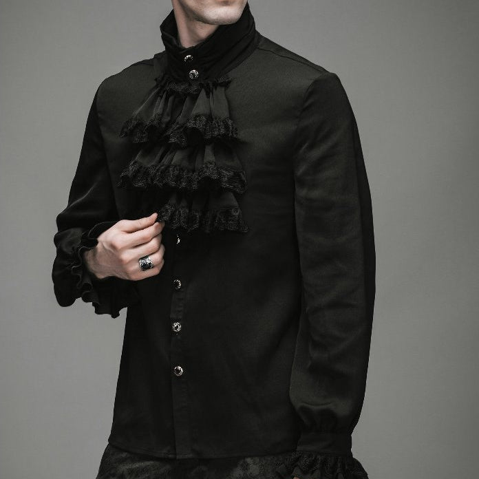 Vampire Aristocrat Style Shirt for Masquerade Event