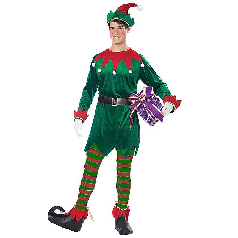Unisex Christmas Elf Costume