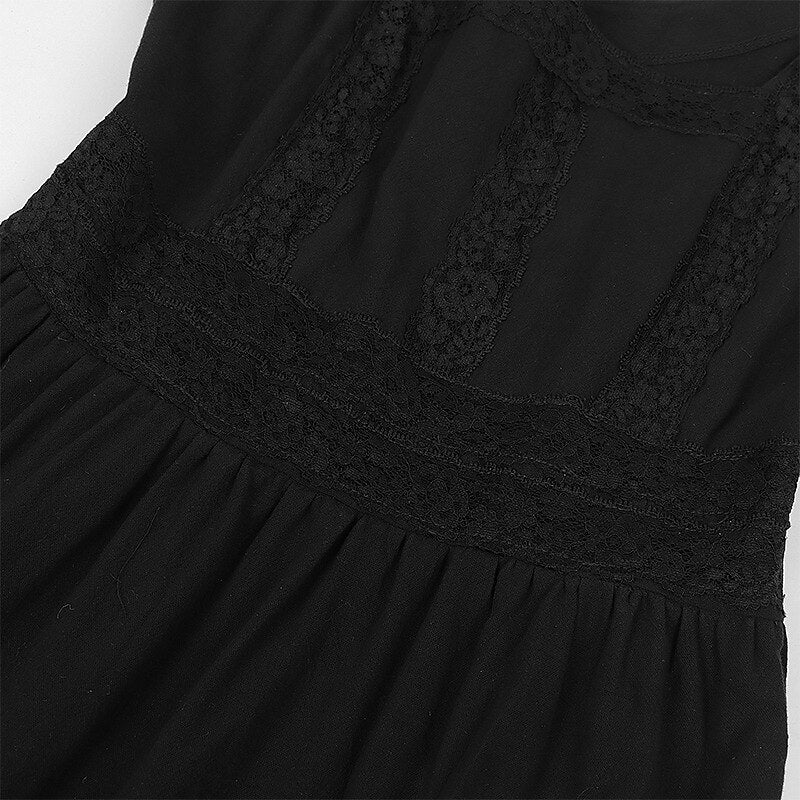Renaissance Dress Embroidery Bell Sleeves A-Line Dress