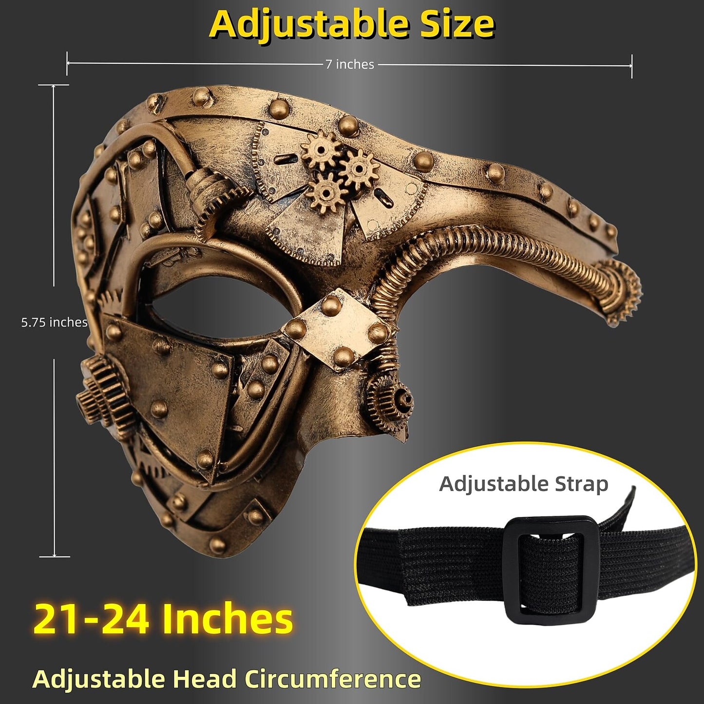 Cyborg Venetian Mask