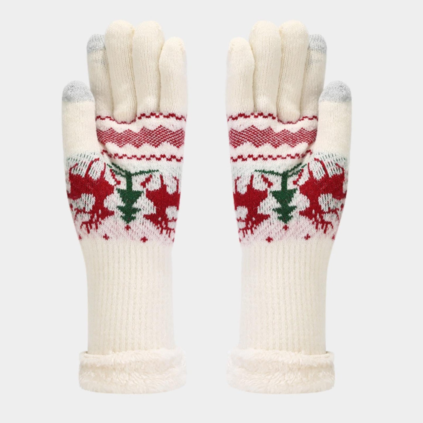 3 PCS Christmas Hat Scarf Glove Set