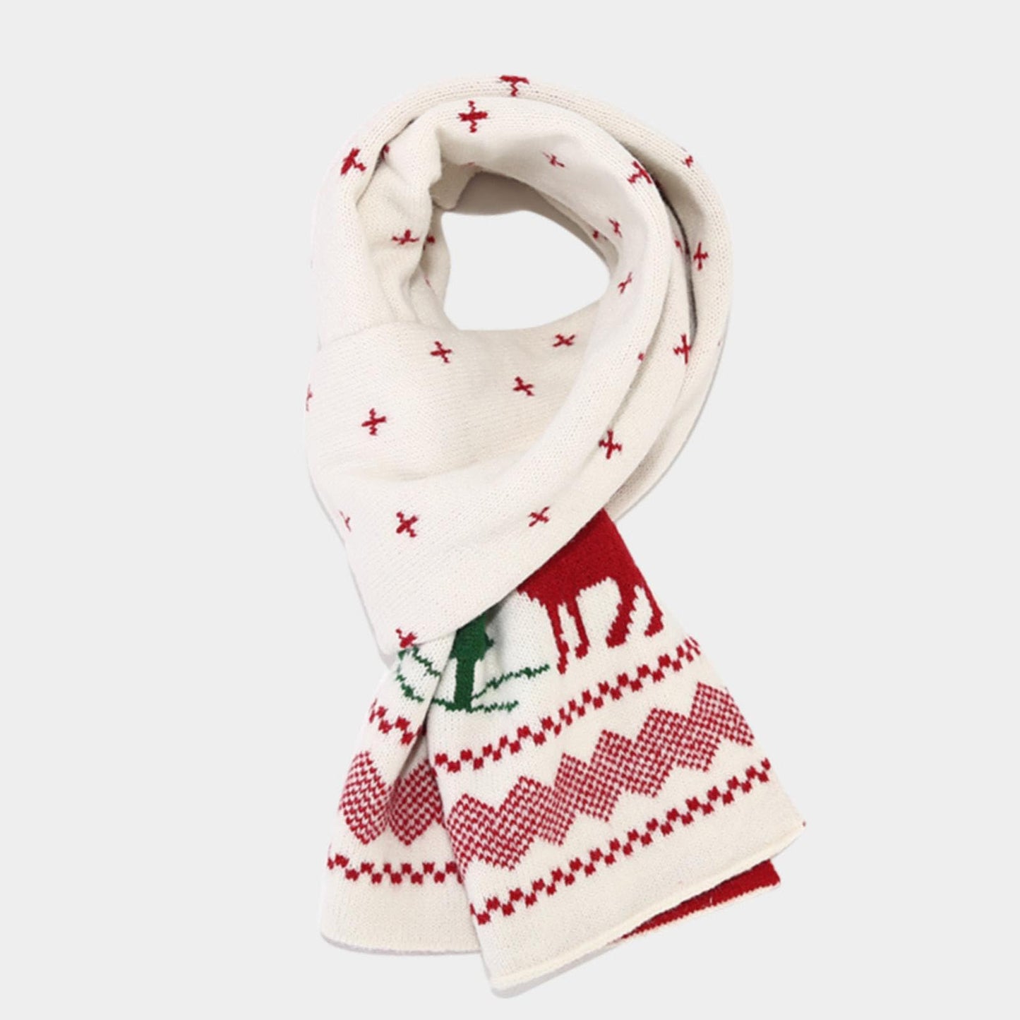 3 PCS Christmas Hat Scarf Glove Set