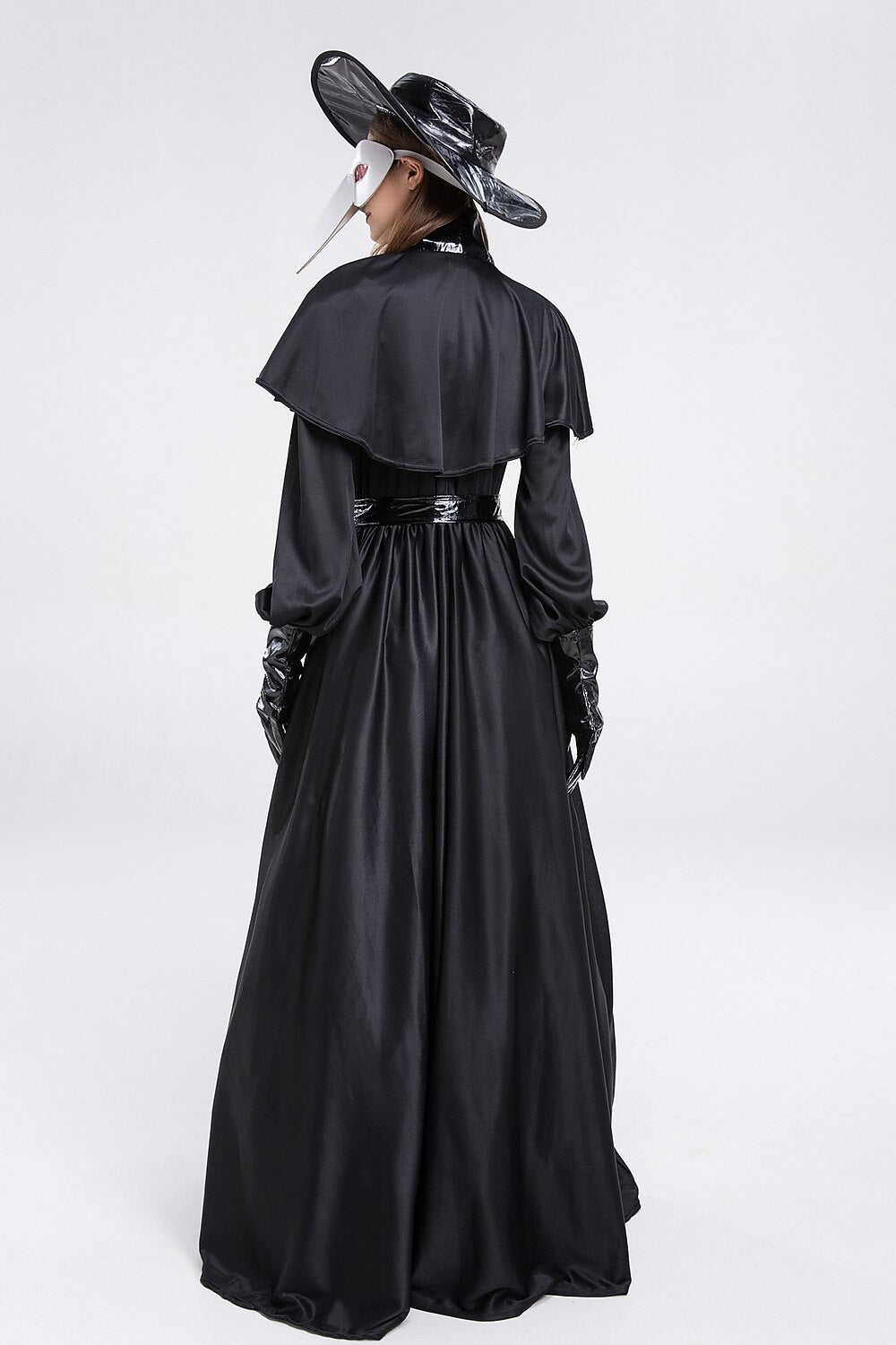 Women's Plague Doctor Costume Cloak