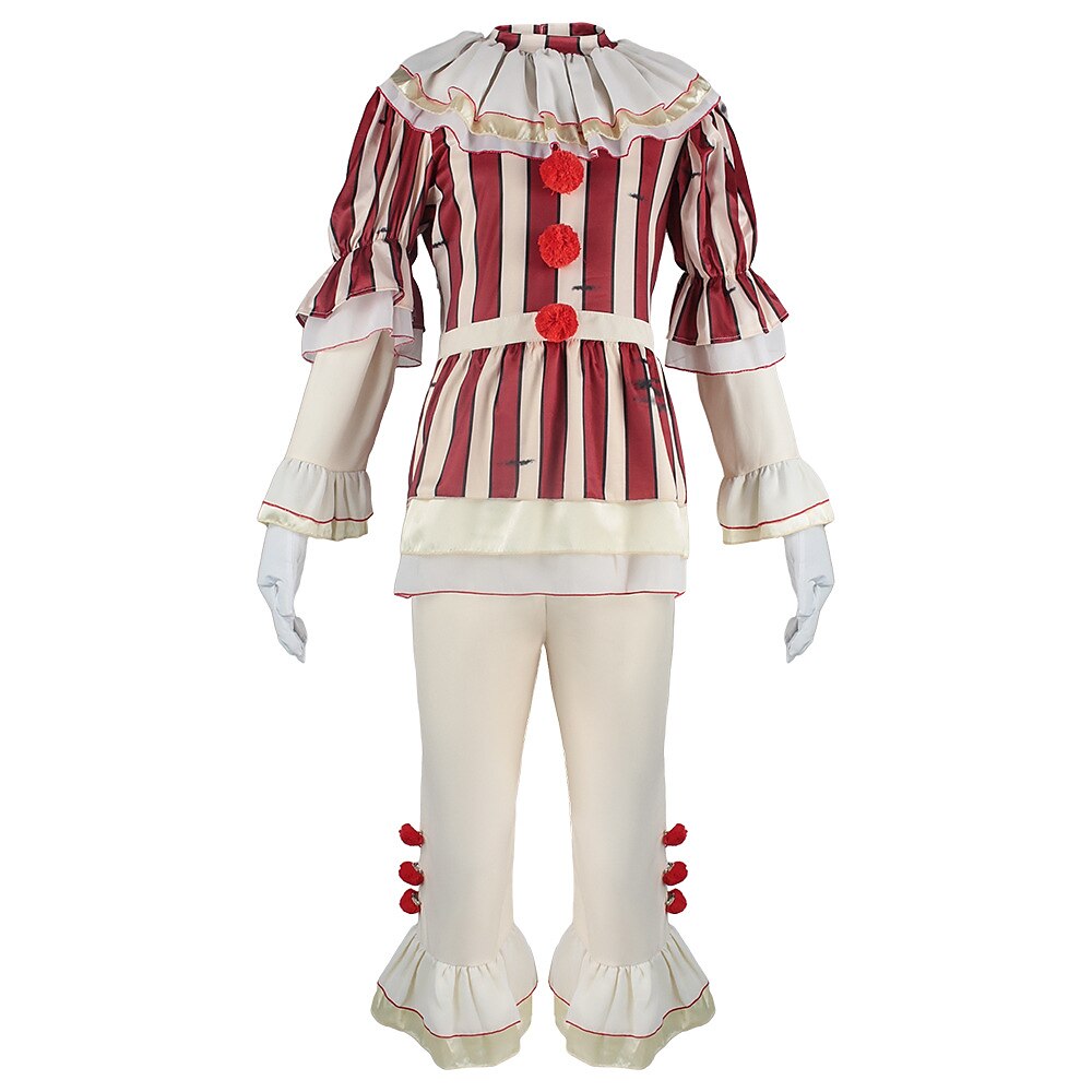 Pennywise Costume IT Clown Outfit