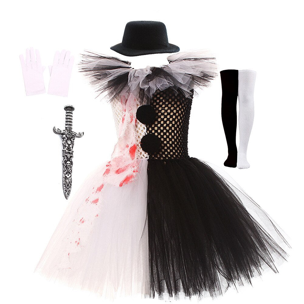Clown Pennywise Dress for Kids