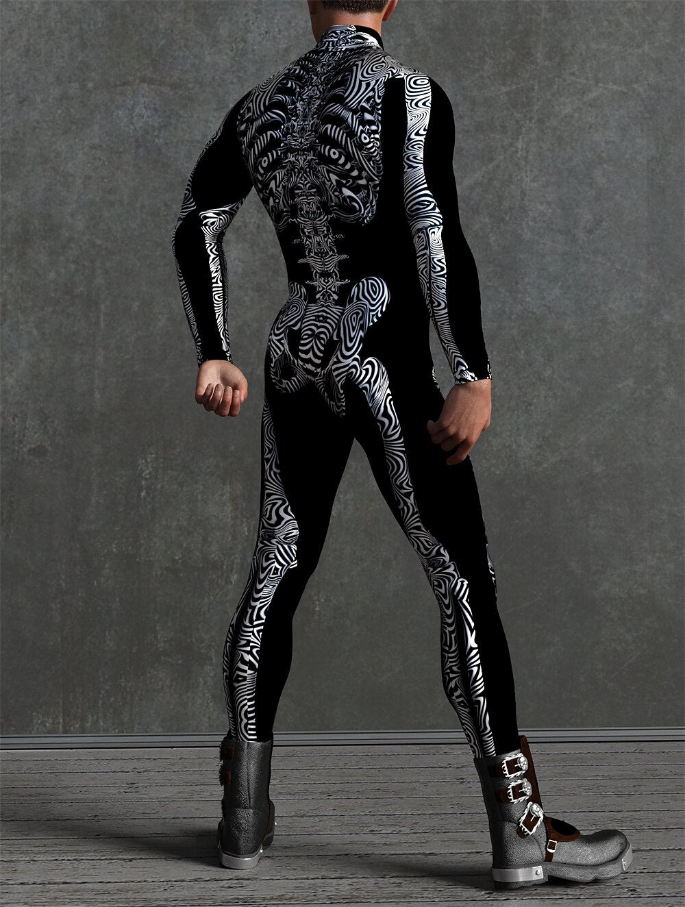 Men's Skeleton Skull Bodysuits