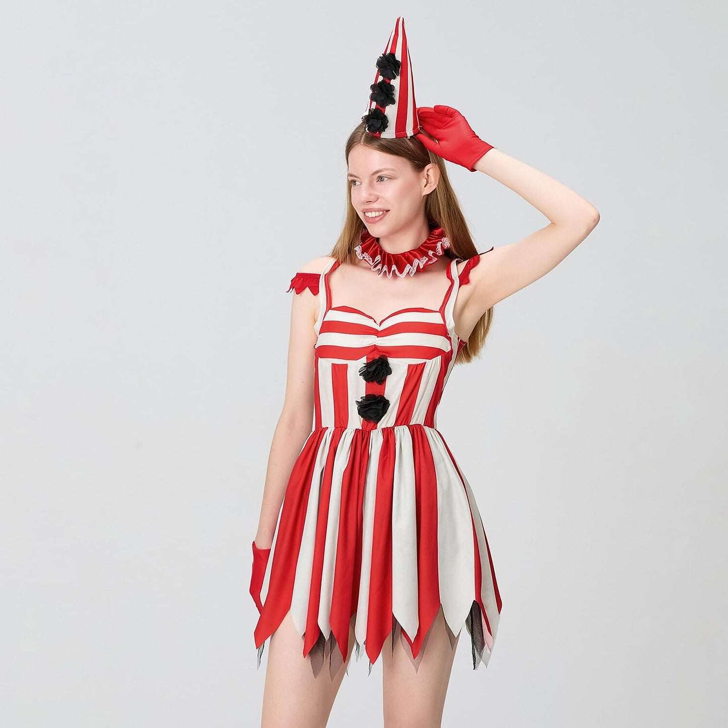 Clown Red & White Outfits
