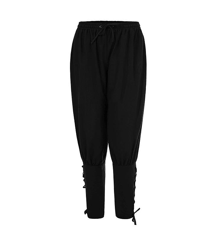Retro Pirate Style Cotton Linen Pants - Retrorobe
