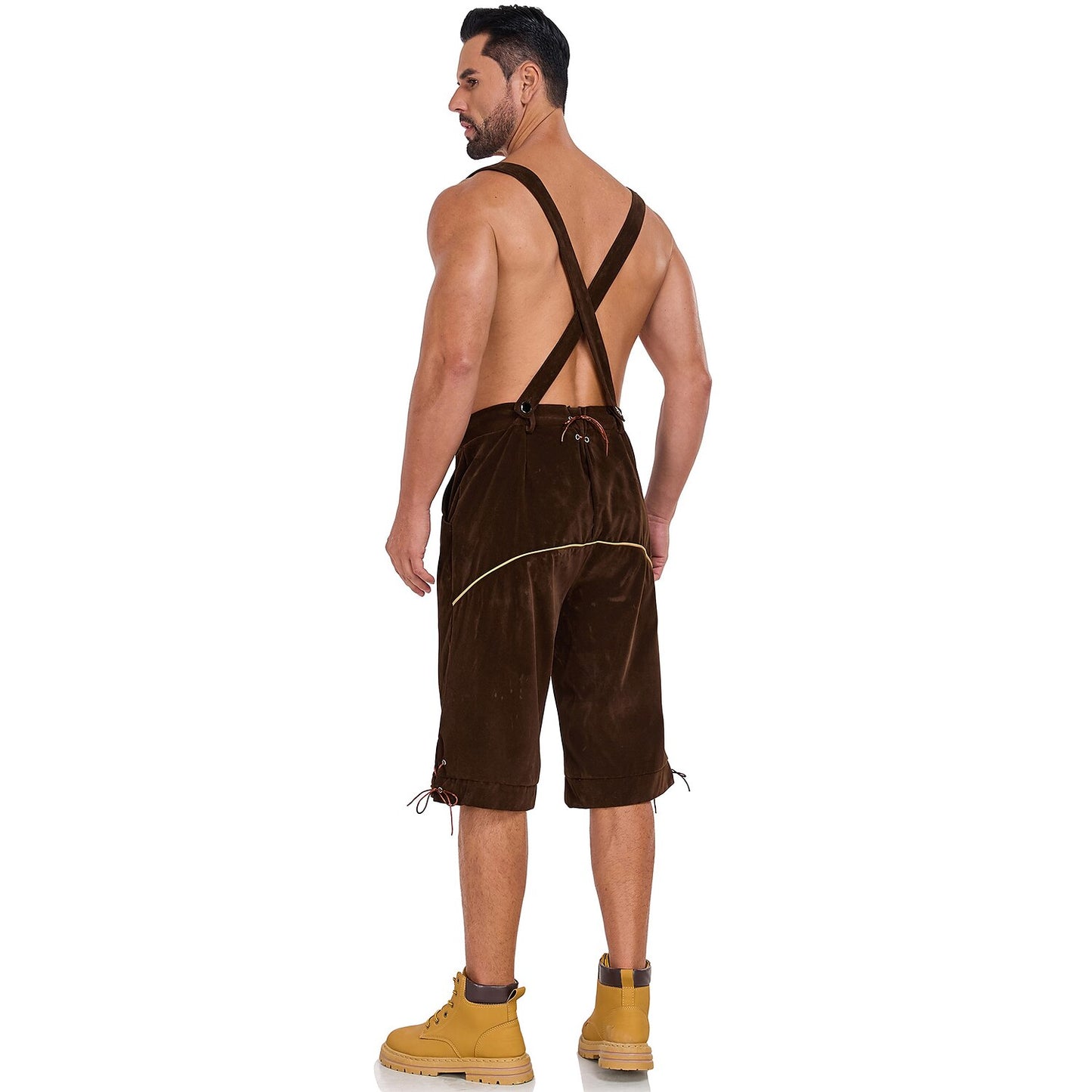 Oktoberfest Lederhosen Set with Shirt, Hat, and Socks