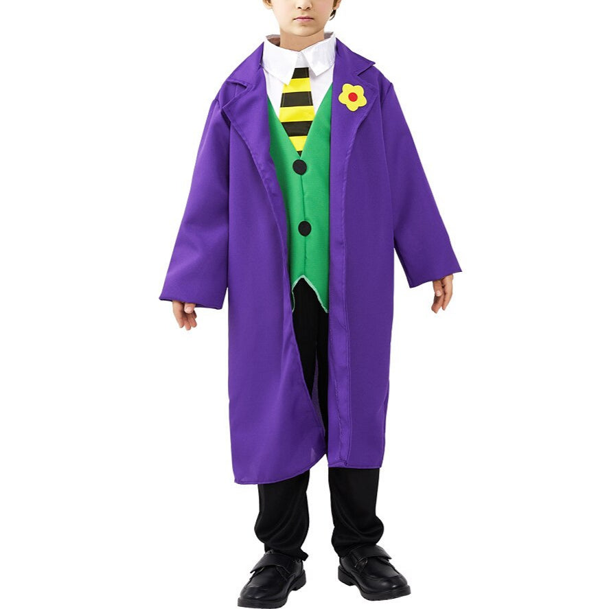 Boys' Joker Cosplay Costume Set