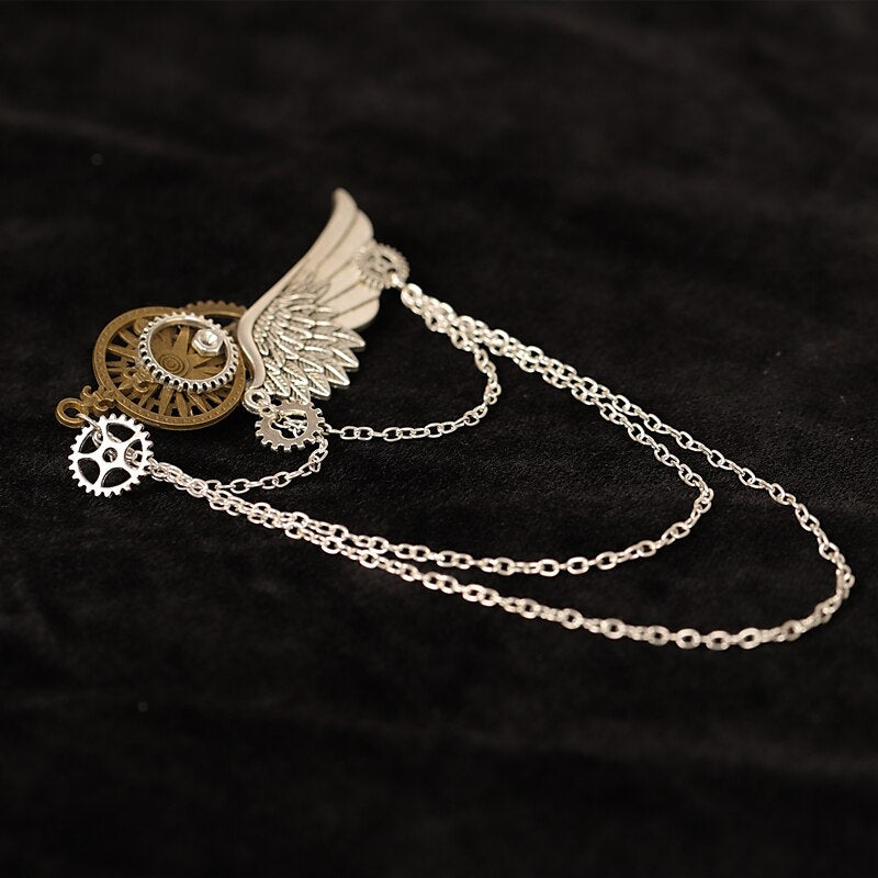 Steampunk Brosche Pin Ruder Brosche Schild Brosche Anstecknadel Abzeichen Brosche