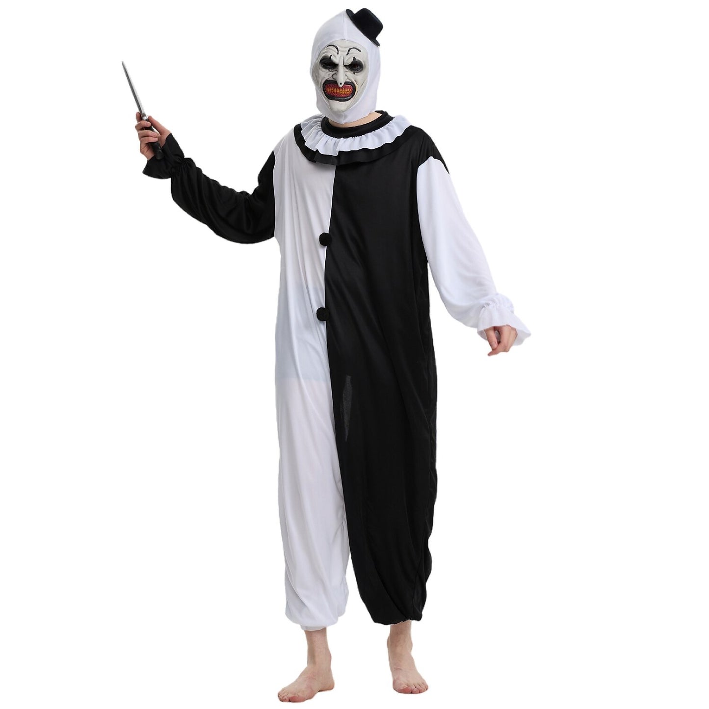 Clown Killer Clown Jumpsuit with Mask