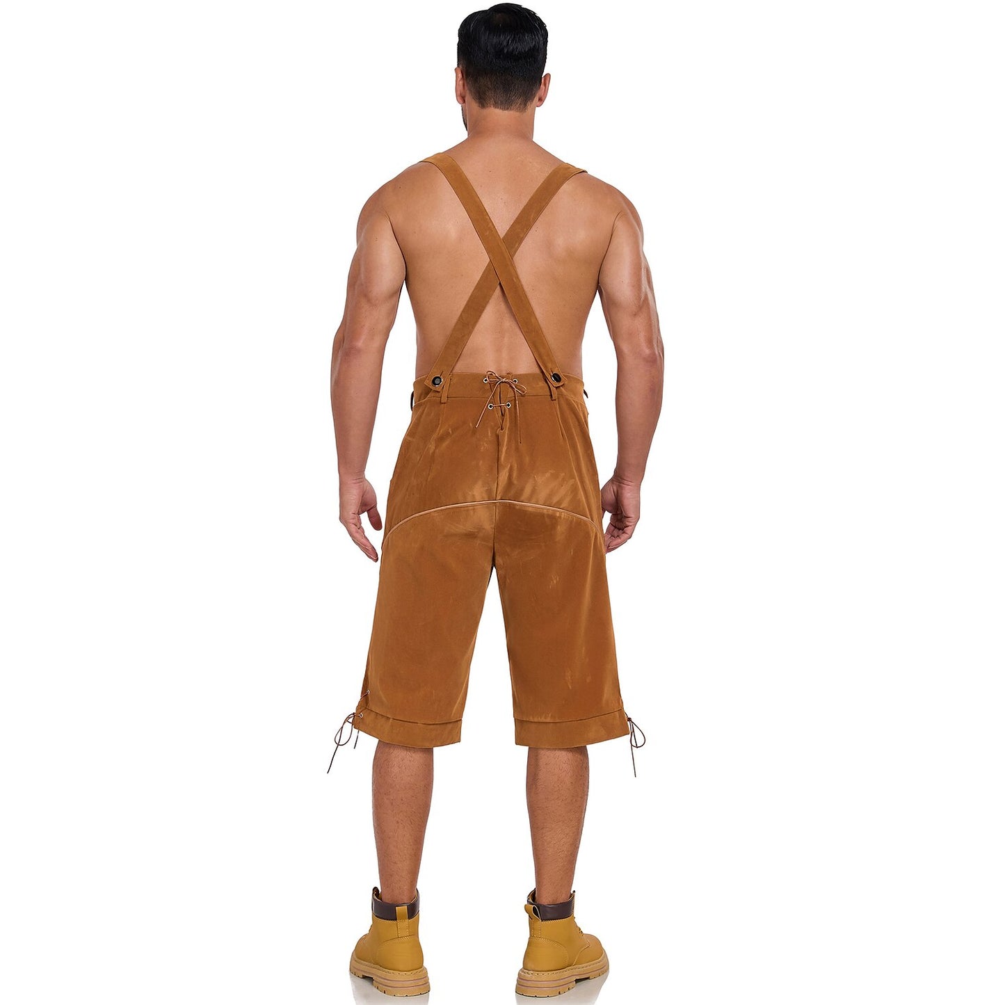 Oktoberfest Men’s Bavarian Embroidered Lederhosen
