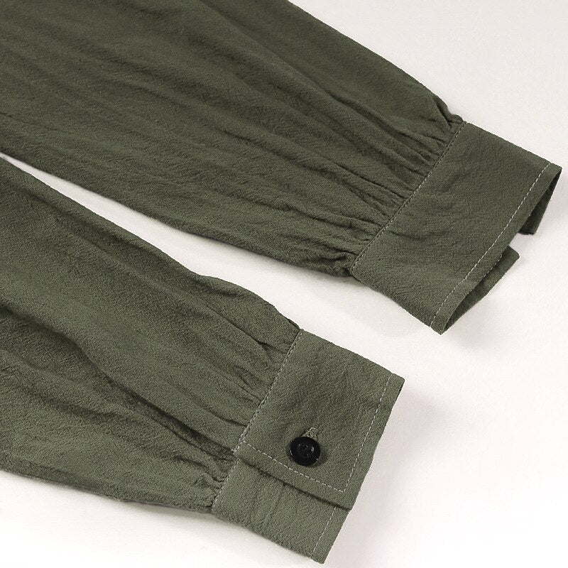 Pirate Style Lace-Up Poet Blouse - Retrorobe