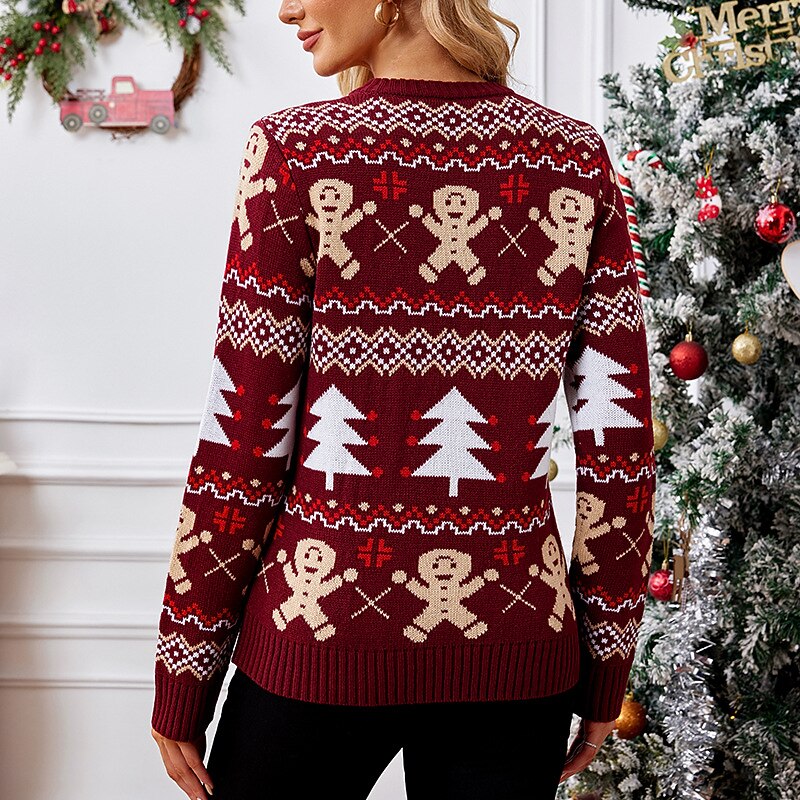 Gingerbread Man Ugly Christmas Sweater