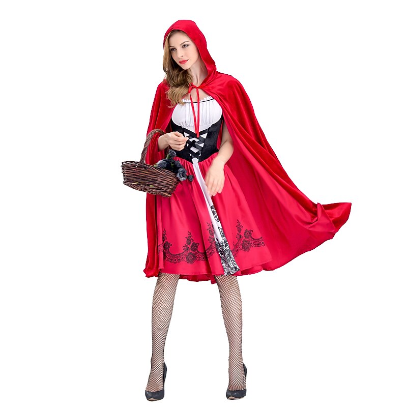 Little Red Riding Hood Dress with Cape