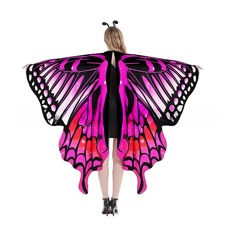 Butterfly Costume with Wings Headband Mask