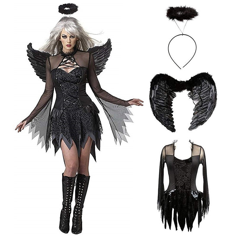 Halloween Fallen Angel Women's Costume