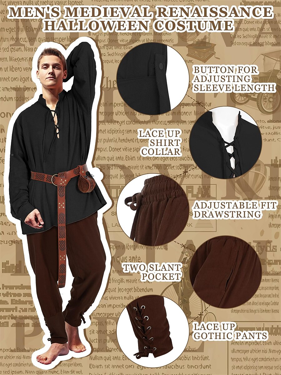 Medieval Pirate Costume with ACCs