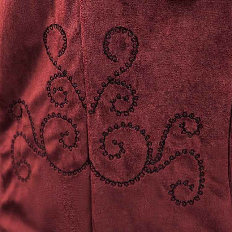 Men's Retro Vintage Steampunk Embroidered Tailcoat - Retrorobe