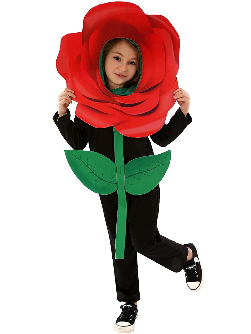 Rose Halloween Cosplay Funny Costumes for Kids