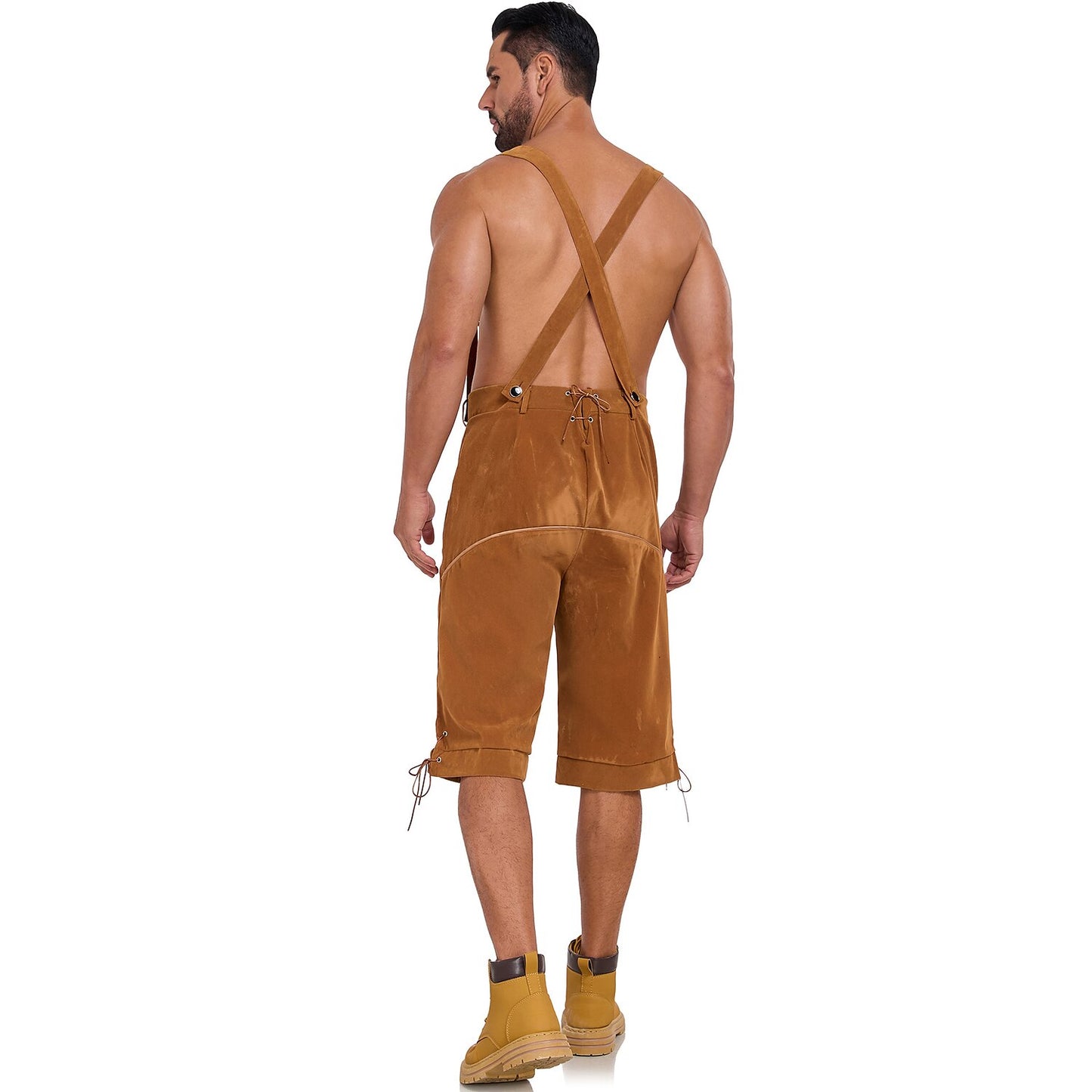 Oktoberfest Lederhosen Set with Shirt, Hat, and Socks