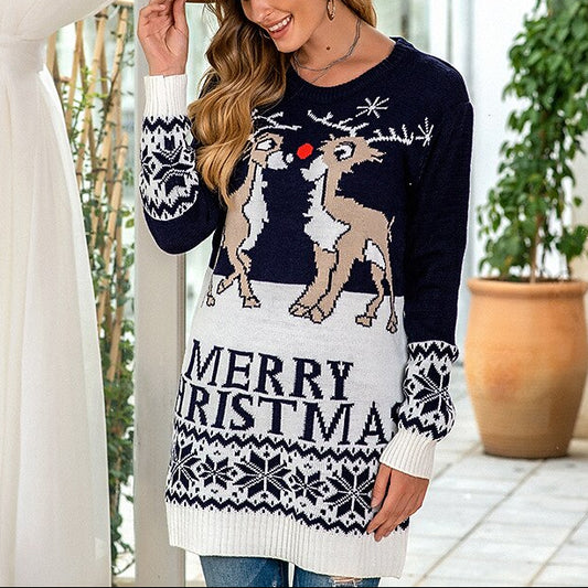 Merry Christmas Reindeer Ugly Christmas Sweater