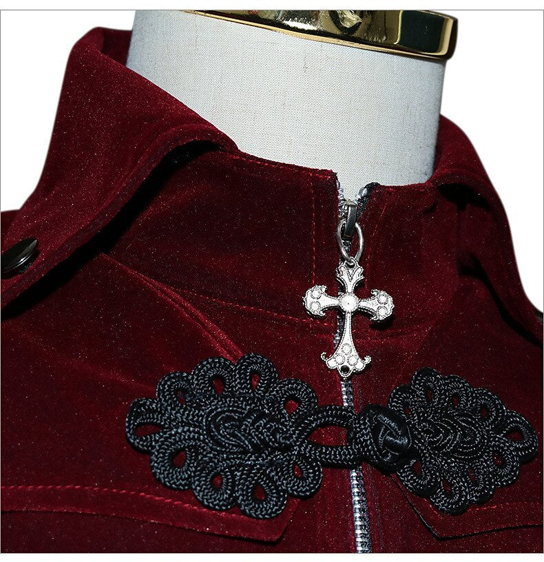 Mittelalterlicher Steampunk Gothic Mantel