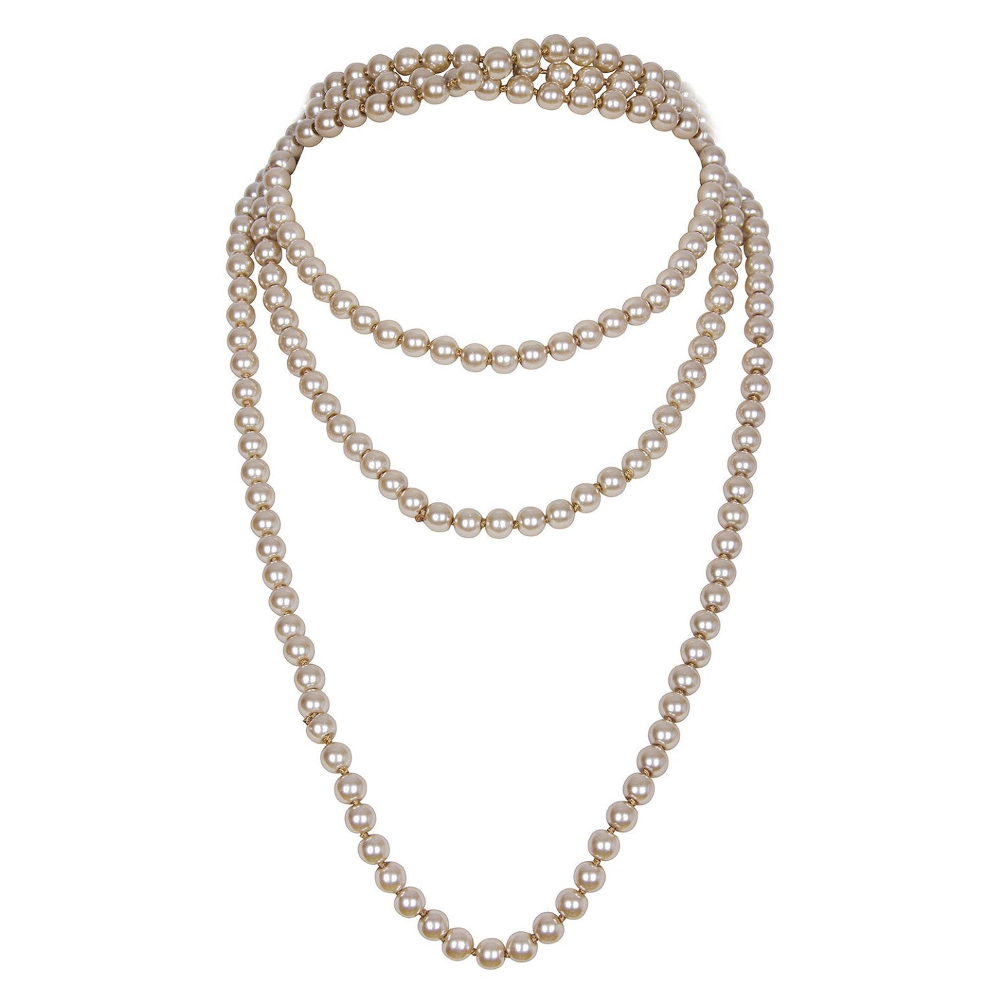 5Pcs 1920s Beige Accessories Set