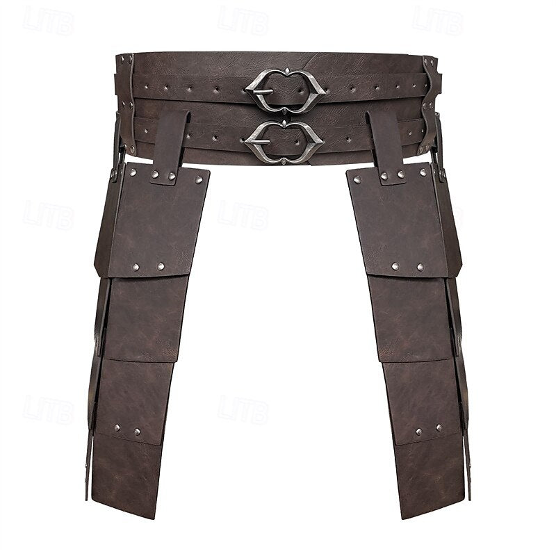 Medieval Viking Skirt Armor Solid Color Kilts - Retrorobe