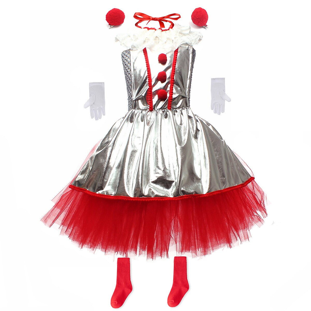 Clown It Halloween Tutu Dress for Kids