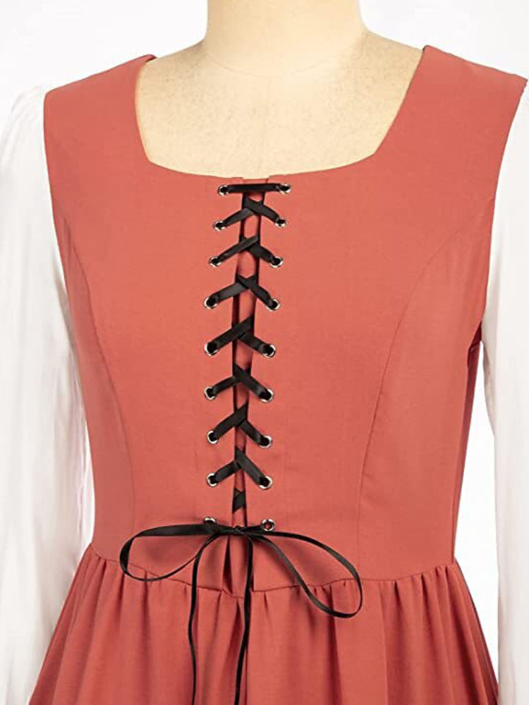 Renaissance Peasant Dress Bodice Gown - Retrorobe