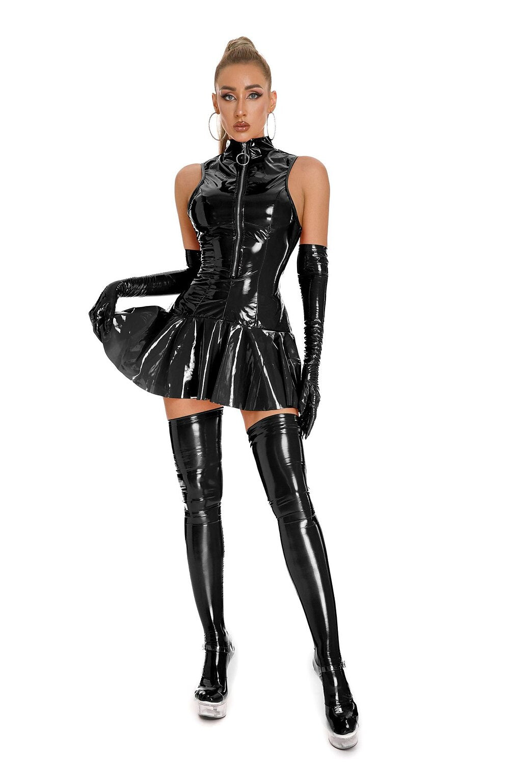 Motorcycle Skin Suit Sexy Costume